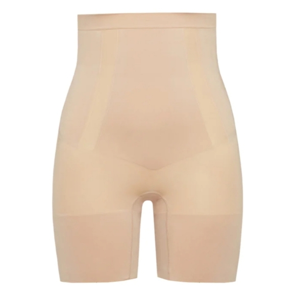 Spanx On Core High waisted- Mid Thigh  Soft Nude Body Shaper Sz XL/2XL - Picture 1 of 6